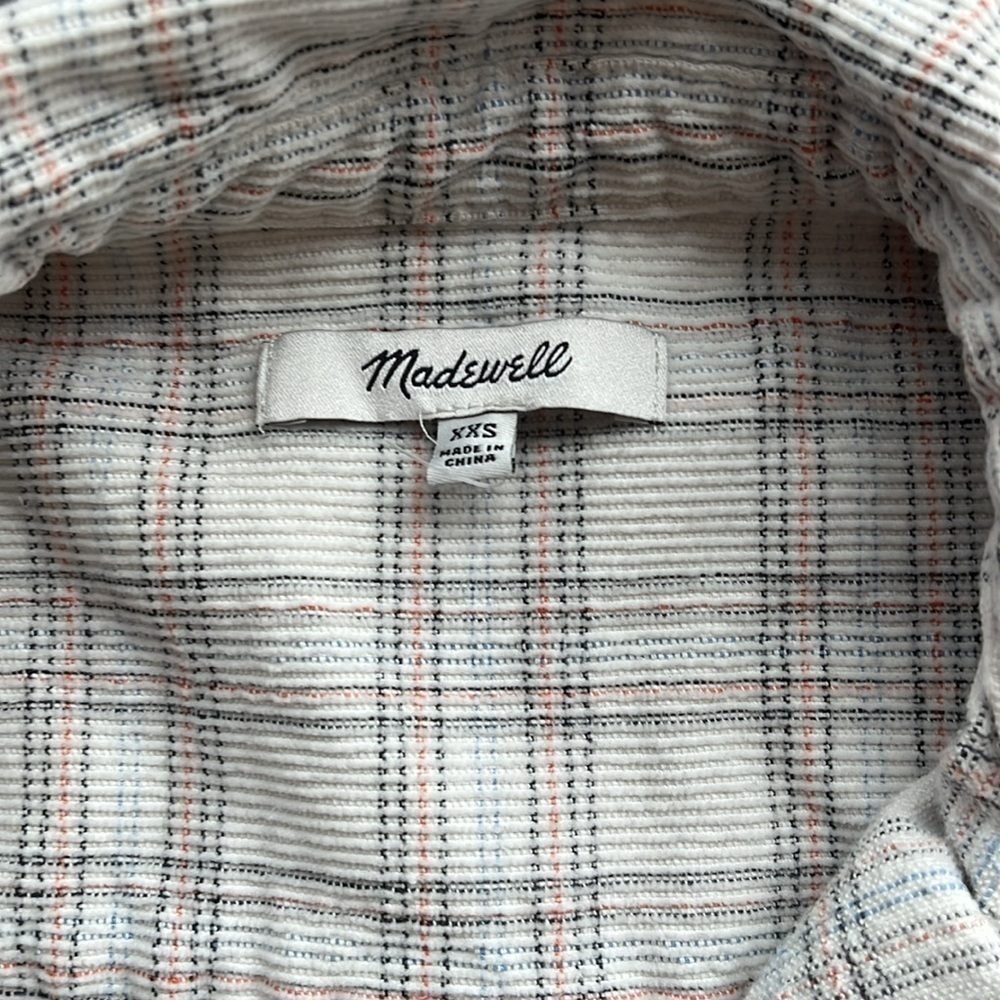 “Madewell- Cotton Flannel size xxs” - Picture 4 of 8